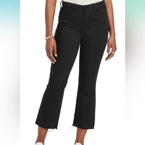 NWT Universal Thread Women's High-Rise Bootcut Cropped Jeans Black Wash Size 4